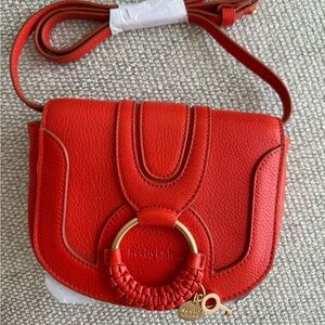 NWT See by Chloé Mini Hana Bag in Loving Orange color